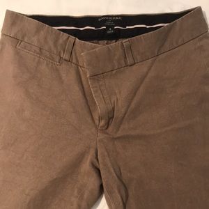 Banana Republic Sloan Fit pants - tan, size 4.